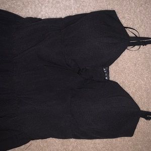XS black jumpsuit